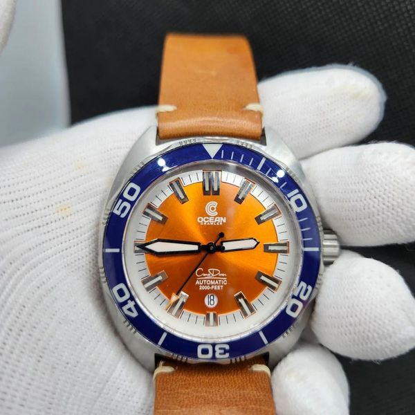 [WTS] Ocean Crawler Core Diver 2021 Orange and Blue dial. w…
