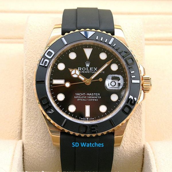 FS: Rolex 226658 YACHTMASTER 42MM WATCH GOLD OYSTERFLEX