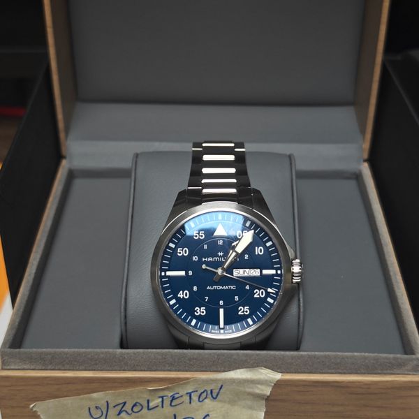 [WTS] Hamilton Khaki Aviation Auto Blue 42mm | $595 Shipped…
