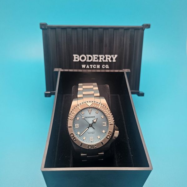 [WTS] Boderry Admiral Titanium Automatic Diver - Glacier Bl…