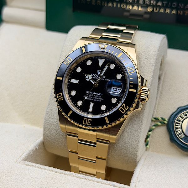 FS: 2023 126618LN Rolex Submariner 41mm Yellow Gold Black D…