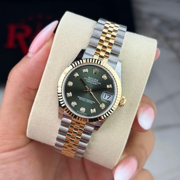 Rolex Datejust 31 Olive Green Diamond 278273 (2026) — Brand…