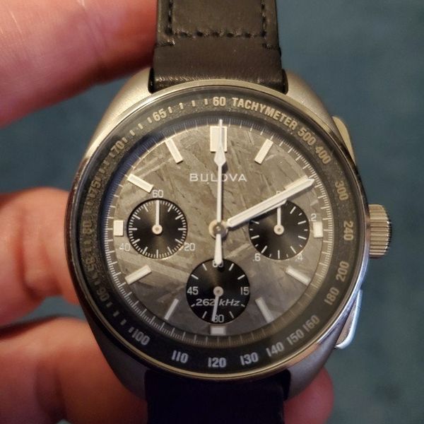Bulova Lunar Pilot Titanium Meteorite