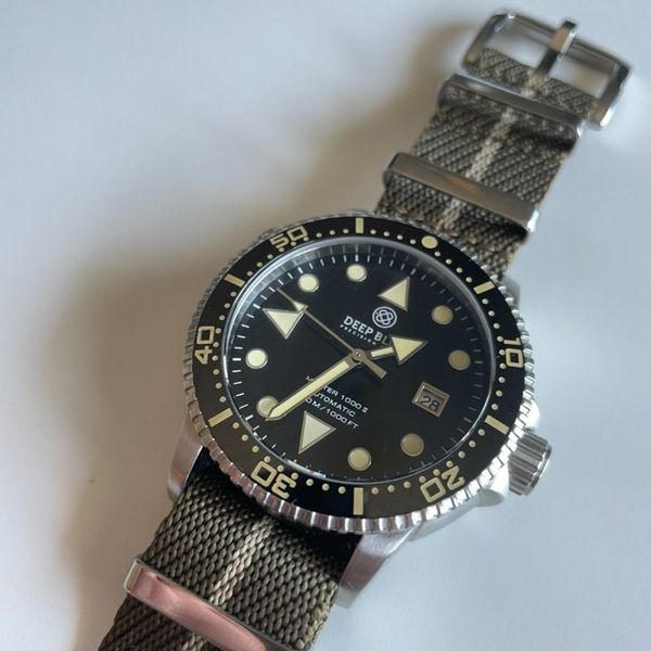 Deep Blue Master 1000 Diver / Taucheruhr