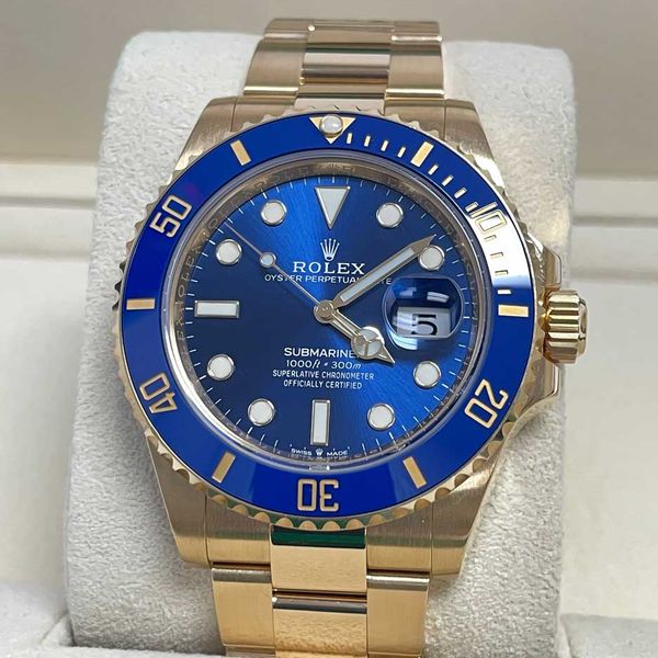 [WTS] Rolex Submariner Date 41 18k Bluesy 126618LB + Warran…