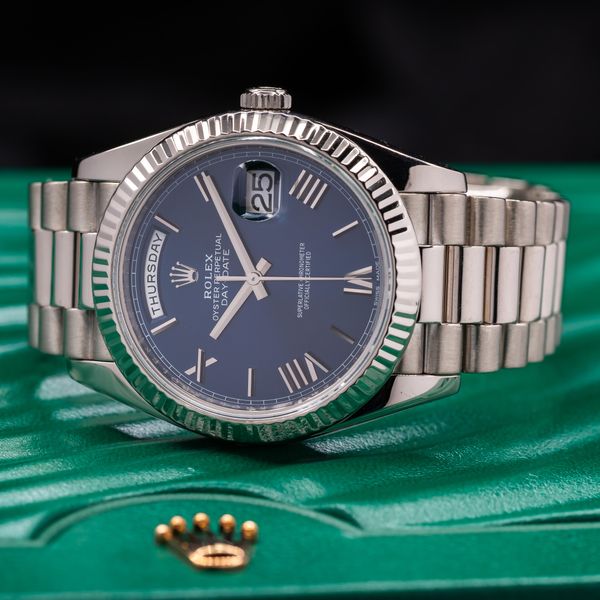 [WTS/WTT] Rolex Day Date President 40mm in White Gold, Blue…