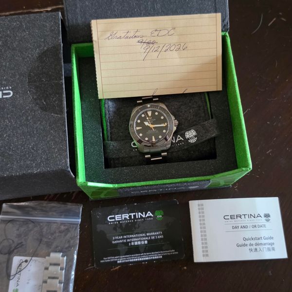 [WTS] Certina 40.5 gilt full kit