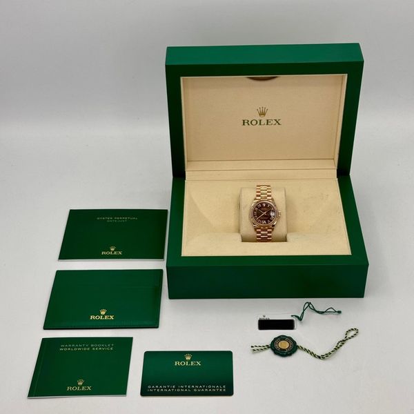 [WTS] 2022 Rolex Datejust 31mm 278275 Rose Gold Chocolate D…