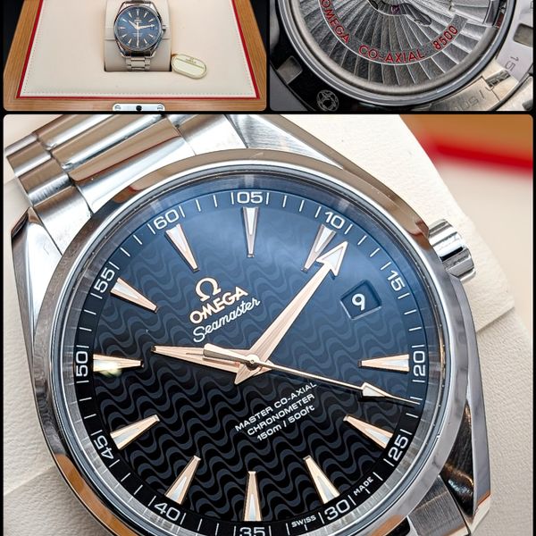 [WTS/WTT] Omega Aqua Terra Stunning Black Waves with pink g…