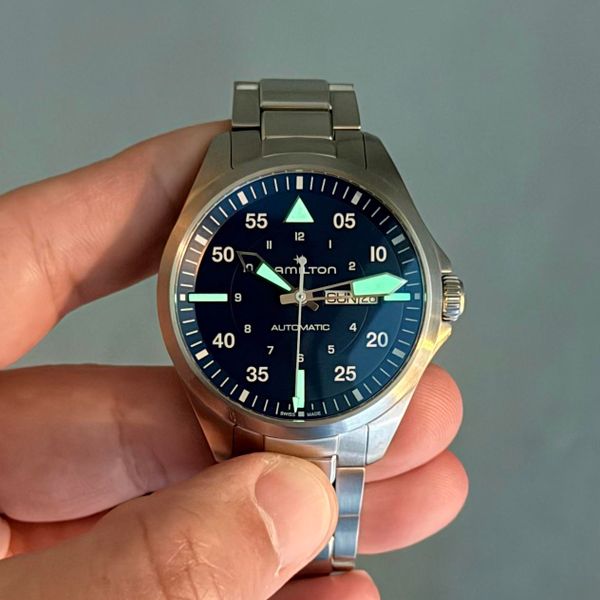 [WTS] Hamilton Khaki Aviation Pilot Day Date Auto 42mm Blue