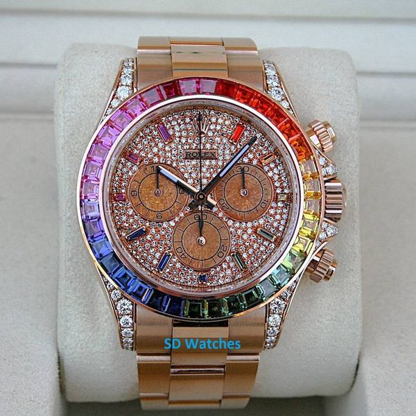 FS: Rolex 116505 Daytona Rainbow 18K Rose Gold