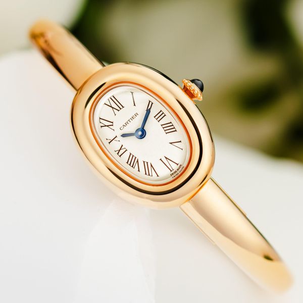 [WTS] Cartier 18k Rose Gold Baignoire Mini Size 15 Ladies W…