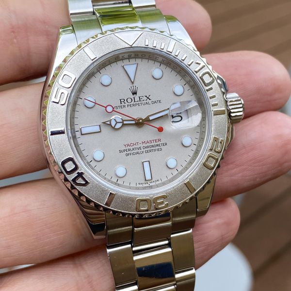 [WTS] Rolex YachtMaster. 40mm. Platinum Bezel + Dial. Stron…