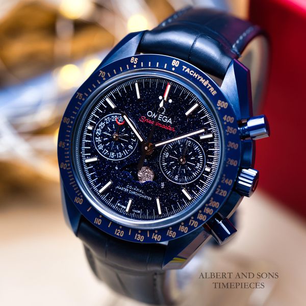 [WTS] 2025 Omega Speedmaster Moonphase Blue Side of the Moo…