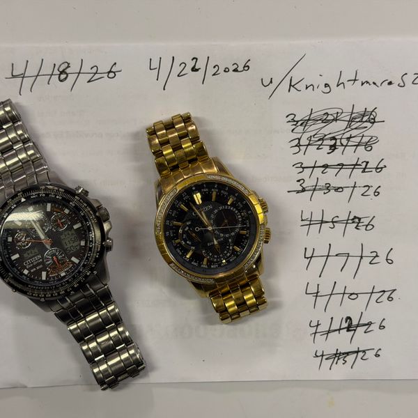 [WTS] Citizen EcoDrives - SkyHawk and Calendrier