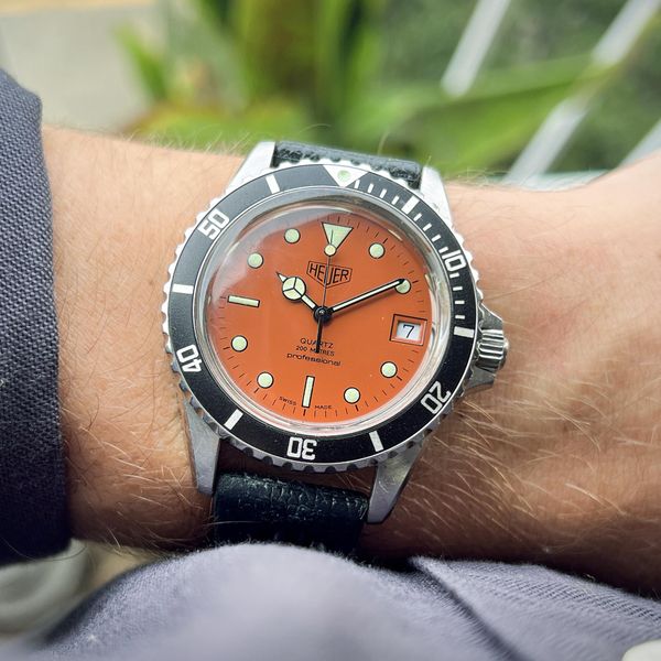 [WTS] Rare Heuer 1000 Orange Dial Pre-TAG 980.014