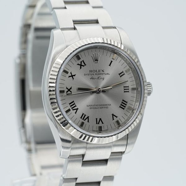 [WTS] Rolex Air King 114234 Stainless Steel Silver Dial 34m…