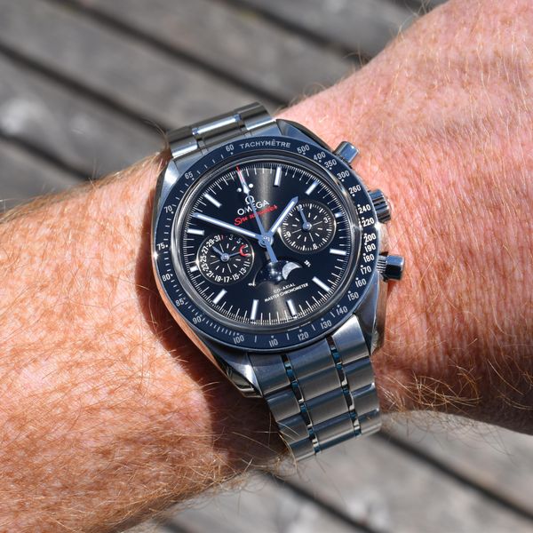 [WTS] Omega Speedmaster Moonphase 44.25mm Steel Black Dial …