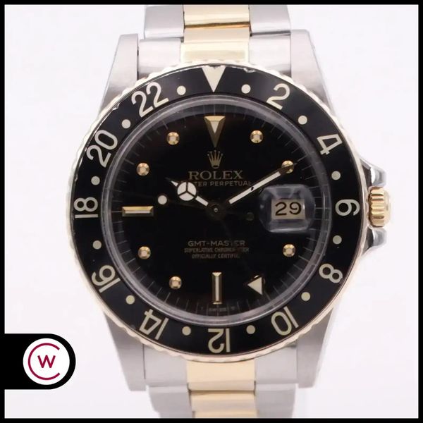 ROLEX GMT Master 16753 Acero & Oro Nipple Dial