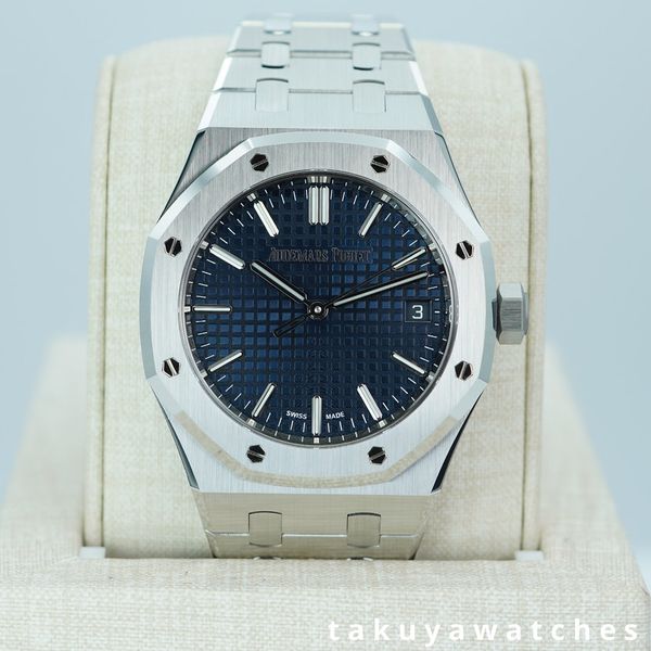 FSOT:BNIB Audemars PIGUET ROYAL OAK 15550ST BLUE DIAL 37MM …