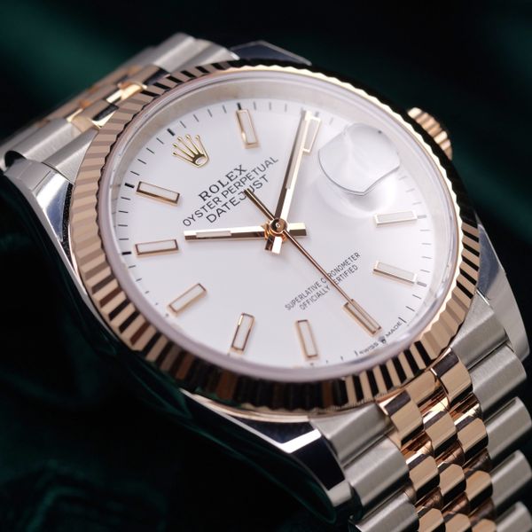 FSOT: 2026 NEW UNWORN Rolex Datejust 36 White Dial Fluted B…
