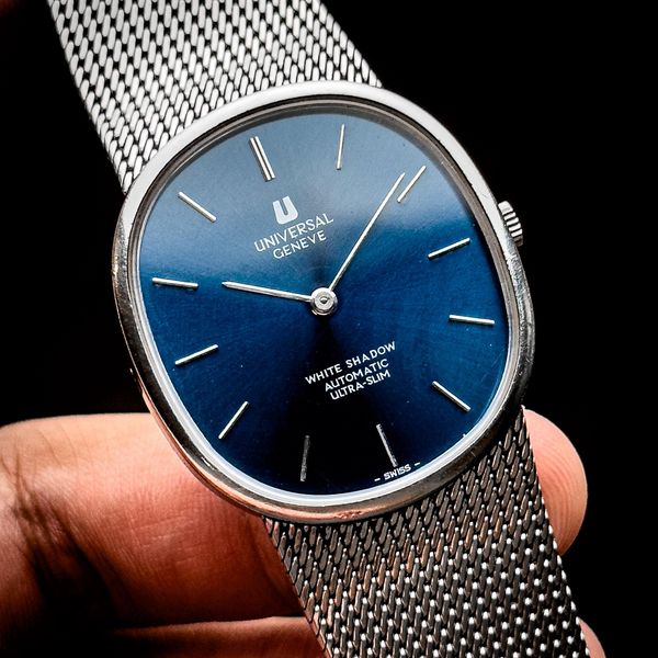 [WTS] Universal Genève White Shadow Ellipse Blue Dial Ref. …