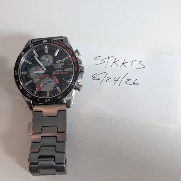 [WTS][US] CASIO EDIFICE Scuderia Toro Rosso EQB-1000TR Tita…