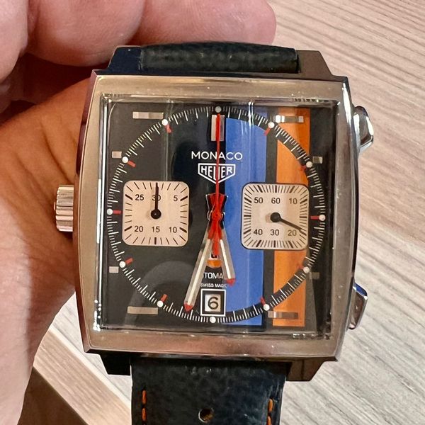 Tag Heuer Monaco cal 11 Gulf edition full set