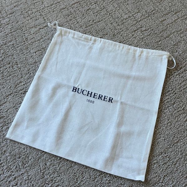 [WTS][US] Bucherer Draw String Accessory Bag - White - Bran…