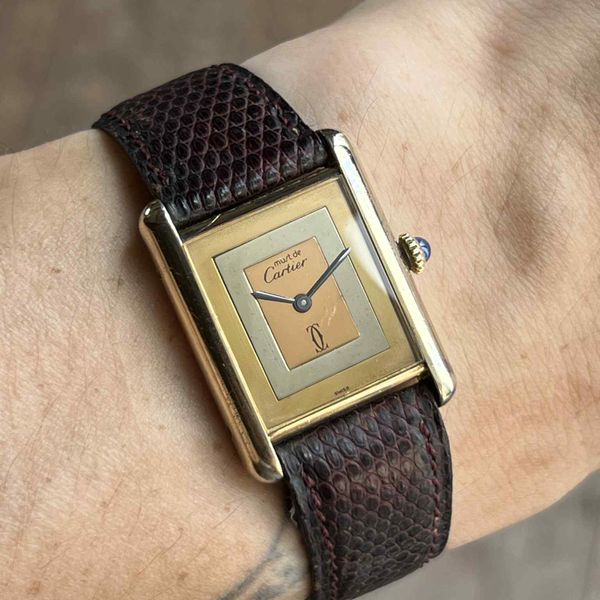 [WTS] Cartier Must Tank LM Trinity Art Deco Manual Winding …