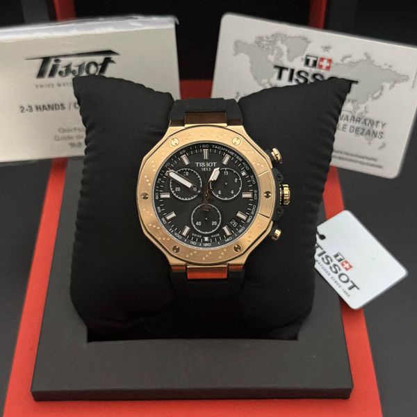 [WTS] Tissot T-Race Chronograph Rose Gold-Tone – Black Dial…