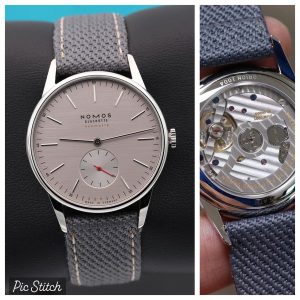 [WTS] Nomos Orion. Neomatik. Silvercut. 39mm. OEM strap/cla…