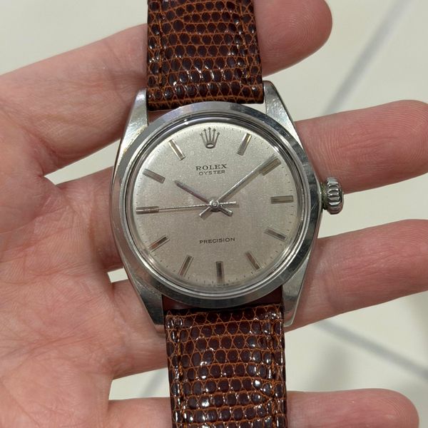 [WTS] 1969 Rolex Oyster Precision 6426 with brushed silver …