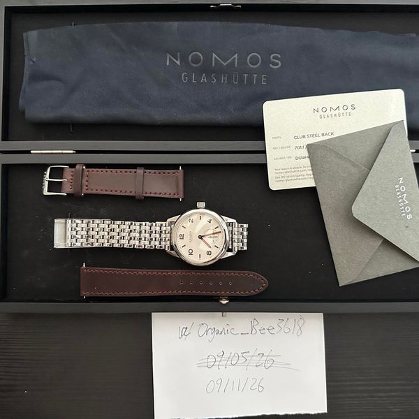 [WTS] NOMOS Club 36 Ref. 701.1 — Updated Short-Lug / DUW 40…