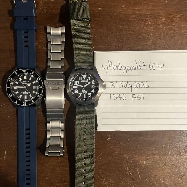 [WTS/WTT] Citizen Promaster Fujitsubo NB6021 & Citizen Prom…