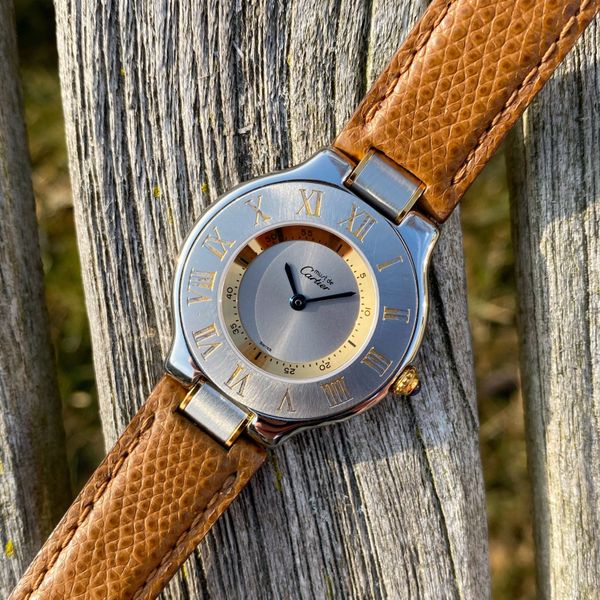 FS: Cartier 1330 Must de Cartier 21 Steel and Gold 31mm on …