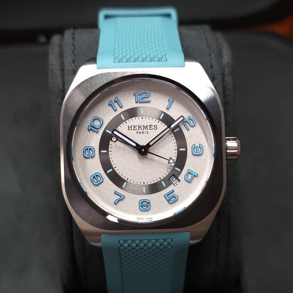 [WTS] Hermès H08 Titanium Blue Rubber