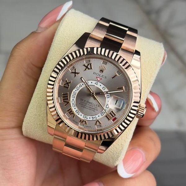 Rolex Sky-Dweller Sundust Everose Oyster 326935 (2019)  — L…
