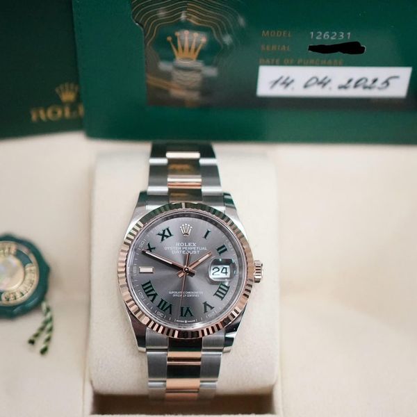 [WTS] Rolex Datejust 36MM 126231 Wimbledon Rose Gold