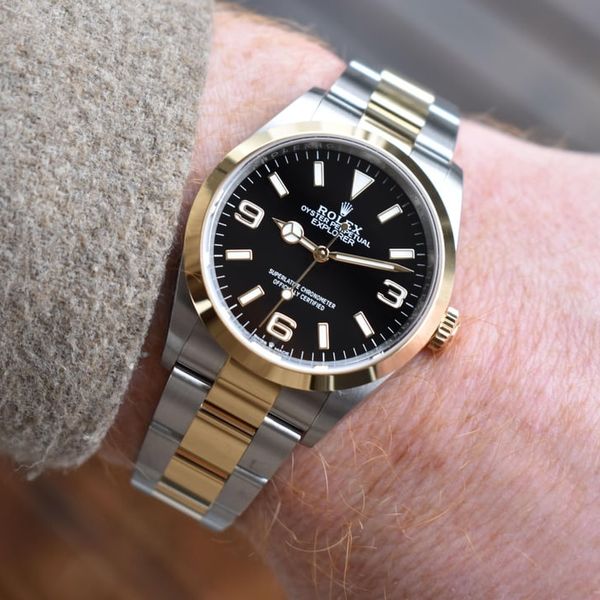 [WTS] 2025 Rolex Explorer 36 18K Yellow Gold & Stainless St…