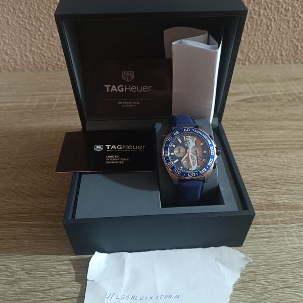 [WTS] Tag Heuer Formula 1 Gulf Edition