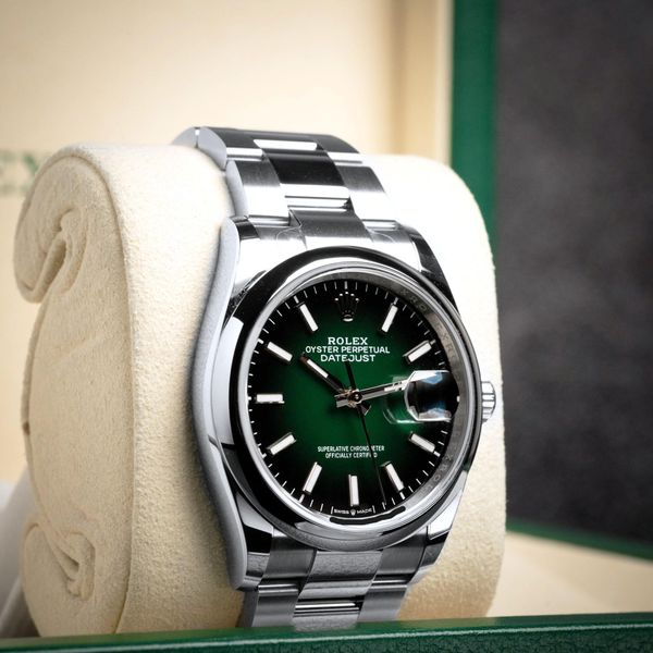 [WTS] 2026 BNIB Rolex Datejust 36 "Green Ombre" 126200 - Fu…
