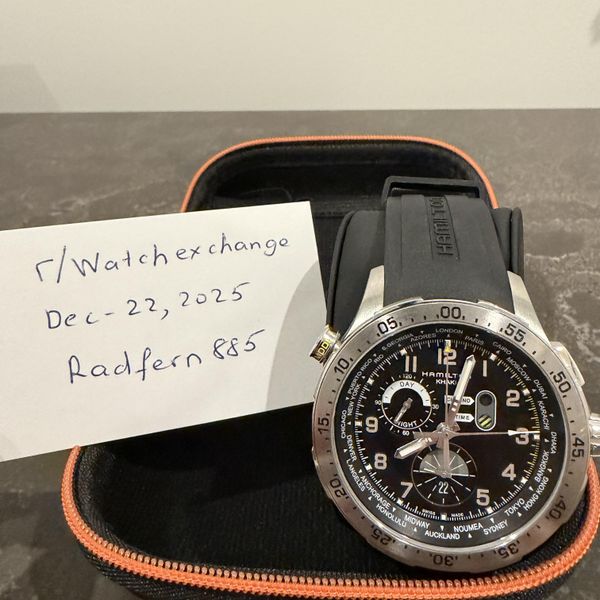 [WTS] Hamilton Khaki Aviation Worldtimer Quartz Chrono – Re…
