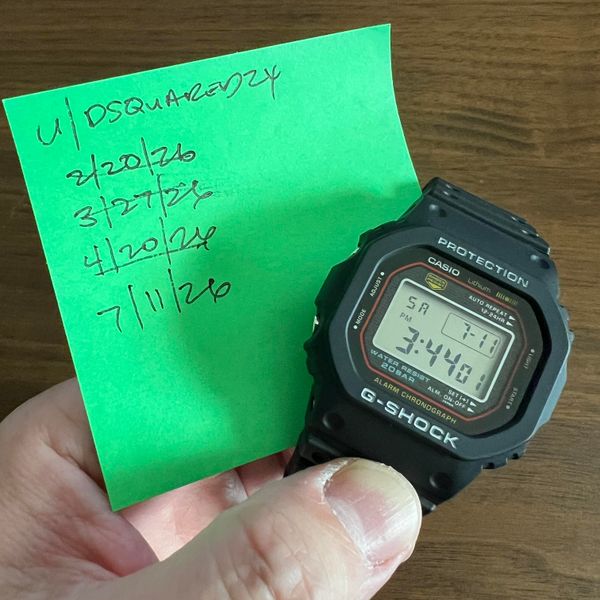 [WTS] Like New Casio G-Shock DW5000R DW5000R-1A DW-5000R