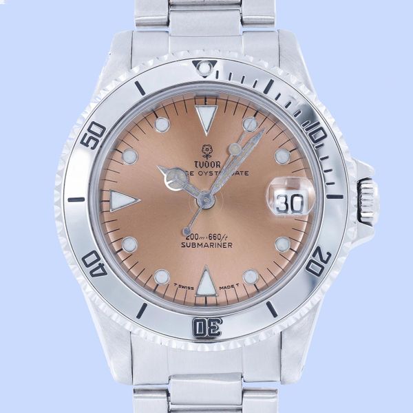 Tudor Submariner 75190 Rare Salmon Dial Stainless Steel Aut…