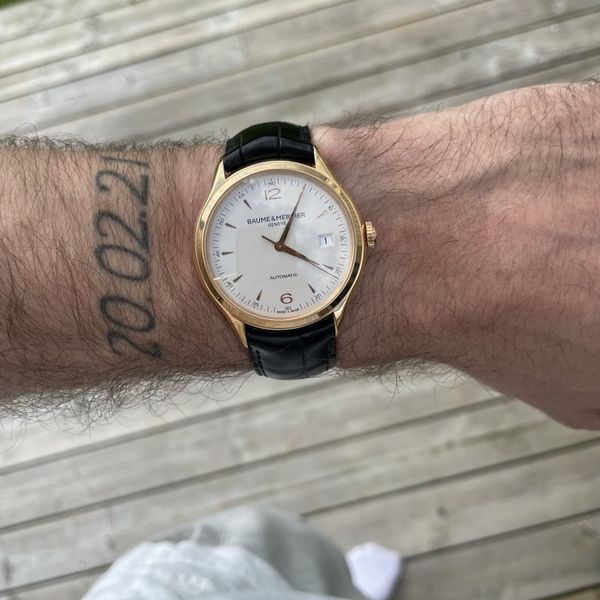 Baume & Mercier Clifton 18K rosegull