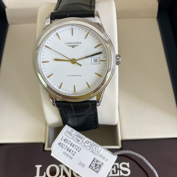 Longines White Dial Automatic Flagship