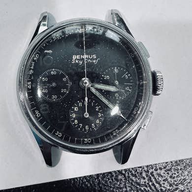 FS: Benrus Sky Chief - Recent Service - Gorgeous Tropic Dial