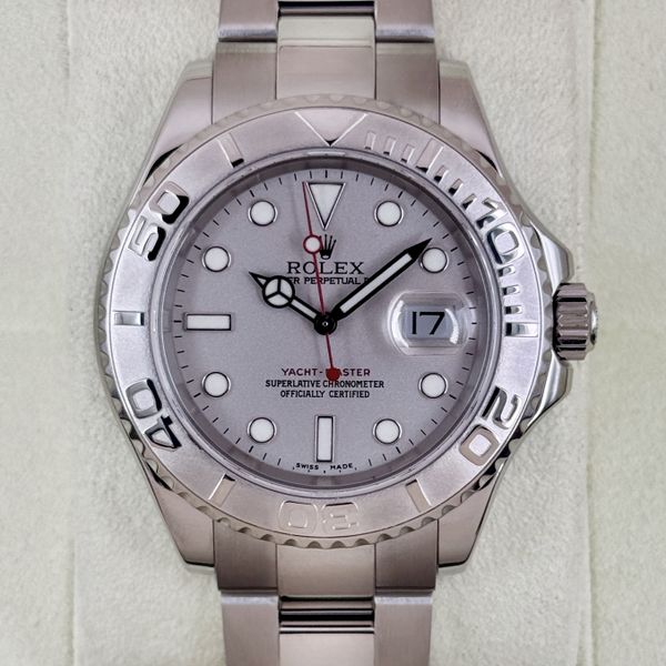 FSOT:2005 Rolex Yacht-Master 40mm 16622 Platinum Bezel and …