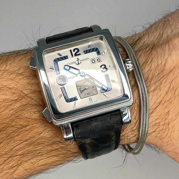 [WTS] ULYSSE NARDIN QUADRATO DUAL TIME Automatic 243-92/601…